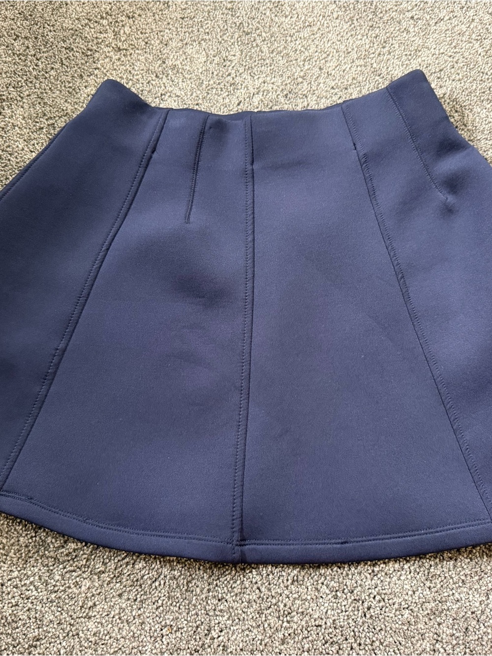 Anthropologie Navy Circle Skirt